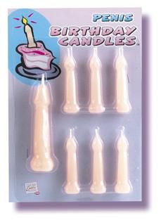 Penis Birthday Candels