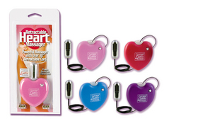 Retractable Heart Massager