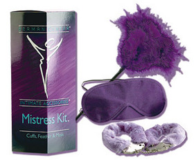 Berman - Mistress Kit Cuffs, Feather and Mask