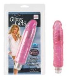 Vibrátor Dr. Z Glitter Gels Vibrating Dong