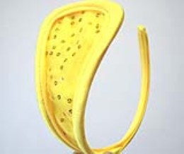 Neviditelná tanga C-string exclusive žluté s flitry