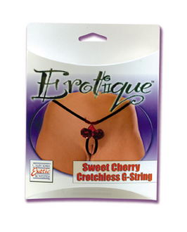 Erotique Cherry Crotchless G-String