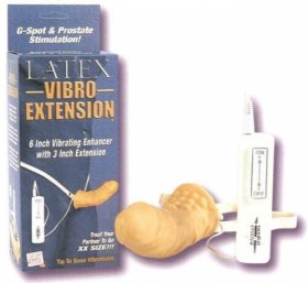 Latex Vibro Extension 15 cm
