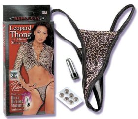 Leopard Thong