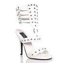 Boty SEDUCE-126 MULTI ANKLE STRAP WHITE