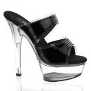 Boty Kiss-202-4 Black/clear 