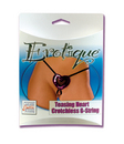 Erotique Heart Crotchless G-String